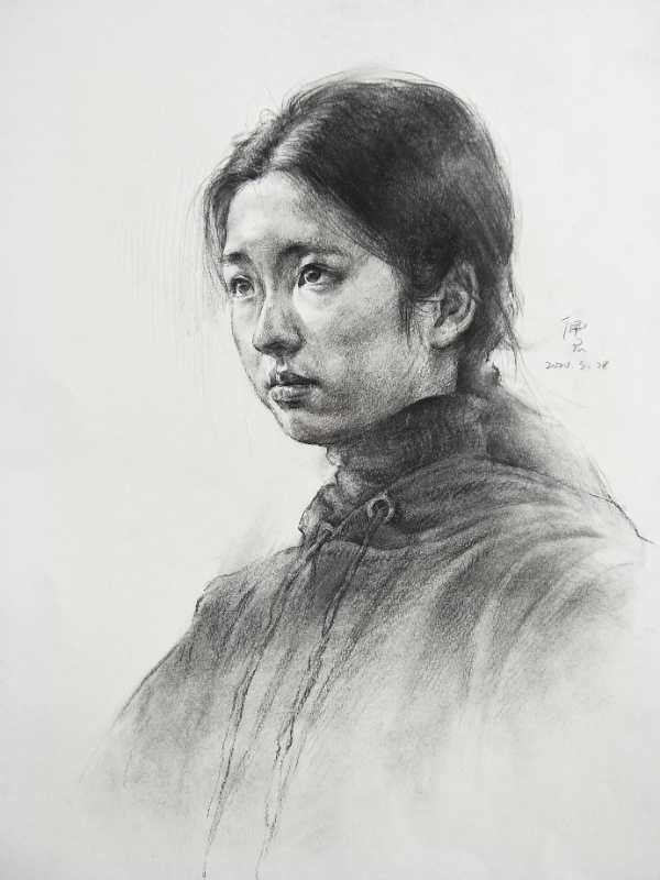 头像杭州画室艺术培训——教师人物头像