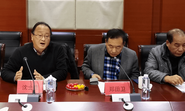 促进会决策咨询委员会副主任委员姚金华,促进会秘书长特别助理郑田卫