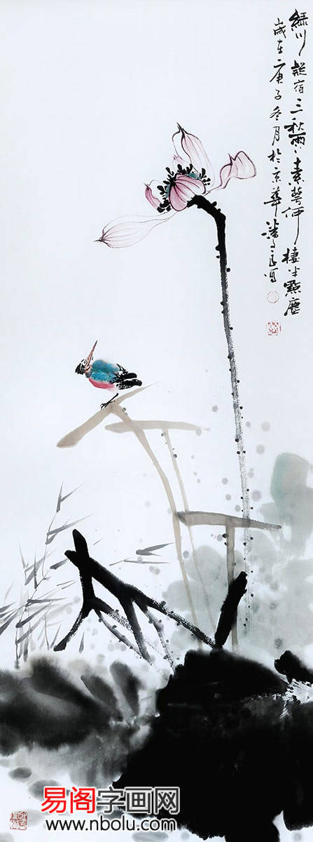 潘文良花鸟画书画并重洒脱雅逸