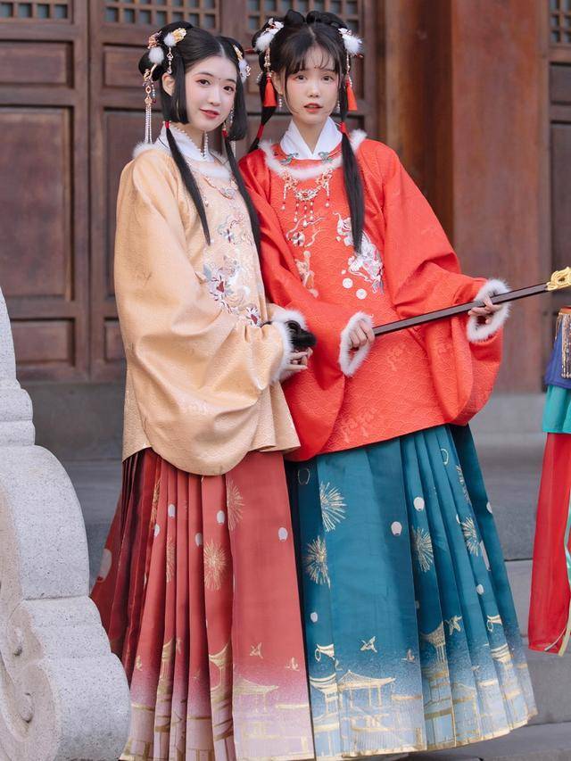 上元上元灯会明制汉服