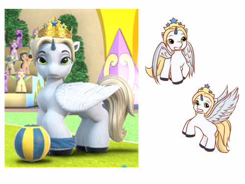 小马菲莉手绘系列第2弹璐璐笑起来好俏皮啊