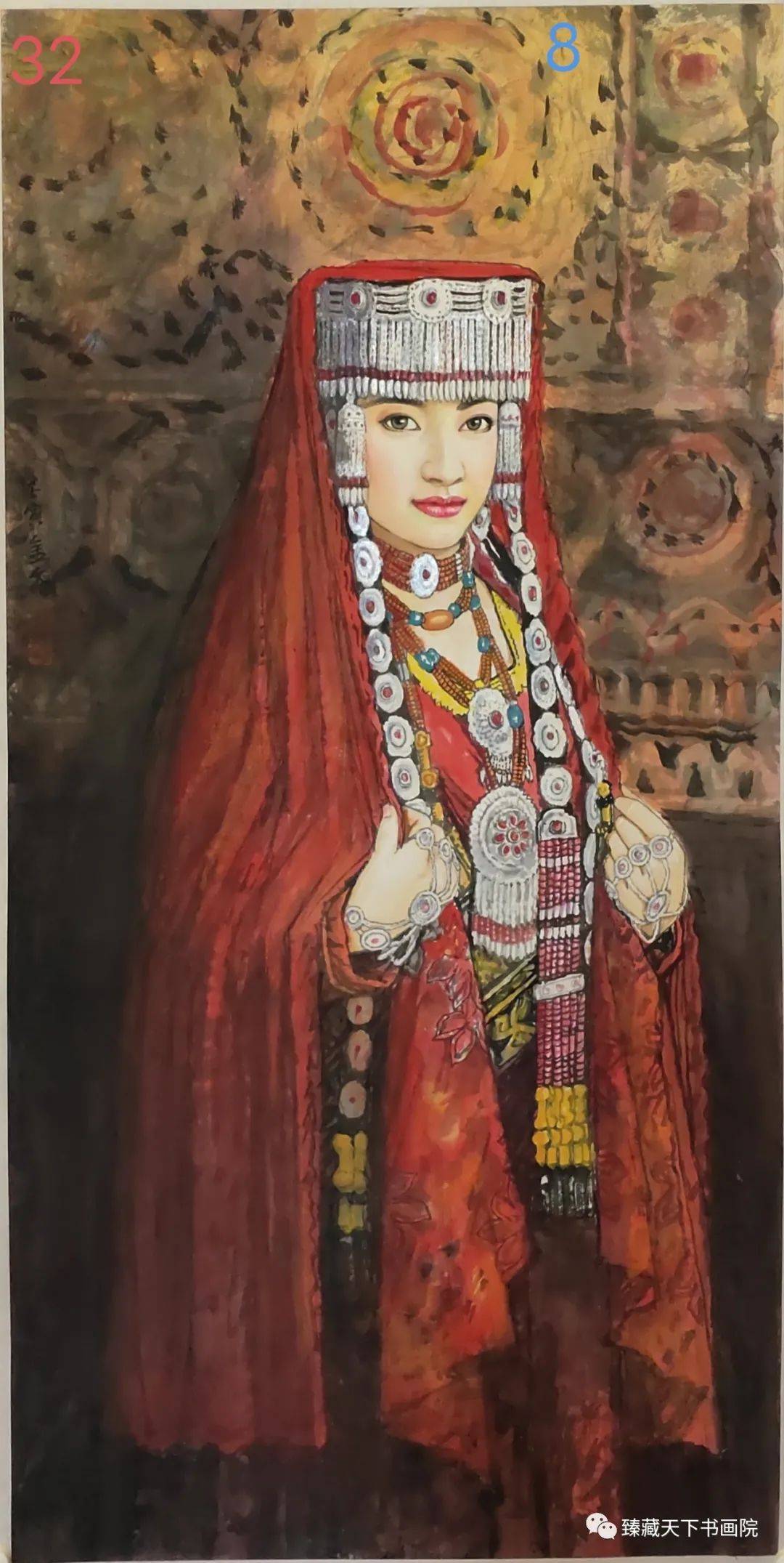 臻藏天下彩墨写实人物的拓荒者赵金文画家