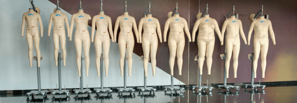 力泰科技sizegermany服装人台模特数字