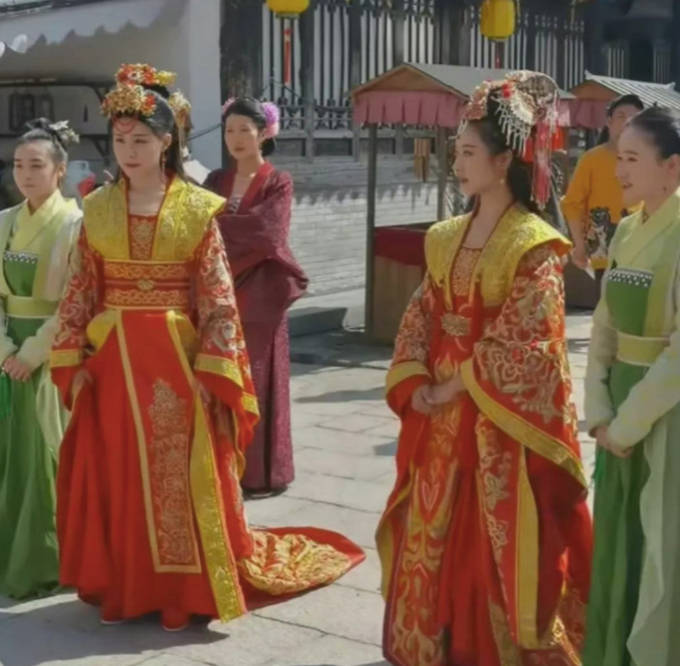 轿子|新版《上错花轿嫁对郎》路透曝光,新人加入,服化道像影楼