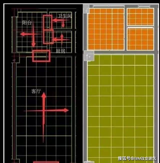 装饰排砖bim技术应用实例