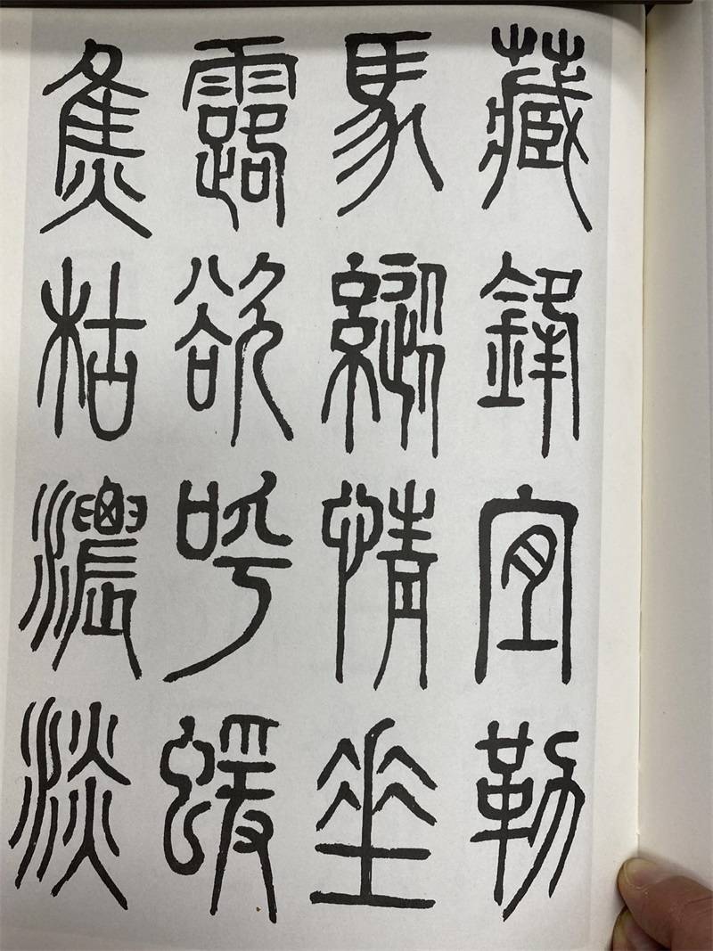 附《夏克智诗书画集》内页作品先生写书法一辈子也够劳累了,愿先生在