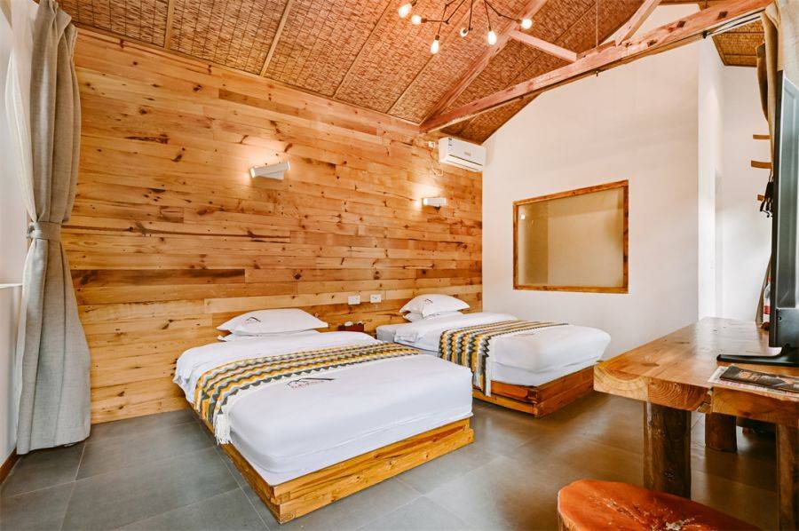 昆明野鸭湖春意盎然的三进四合院民宿让心灵小憩一下