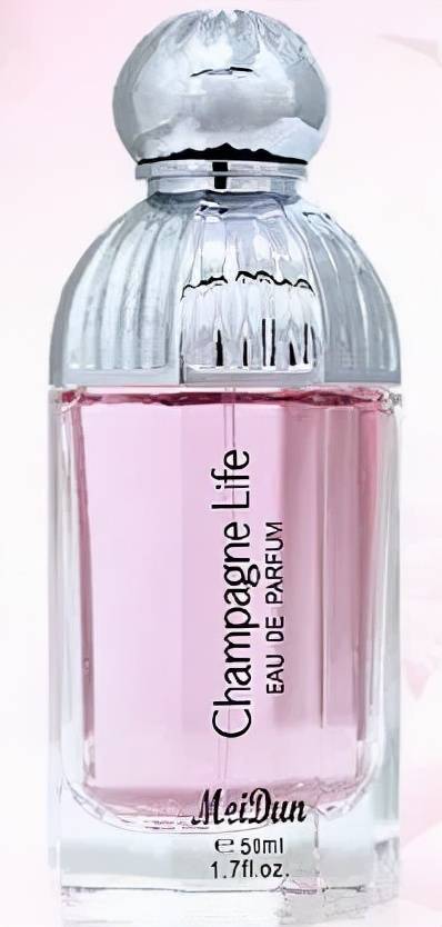 迪公司)销售的香水商品上标注有"champagne life""香槟人生"标识,构成