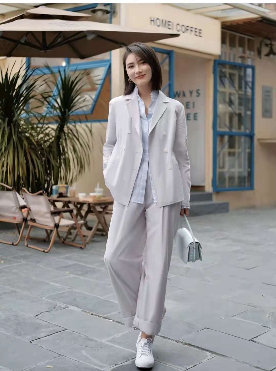休闲套装搭配什么鞋子好看