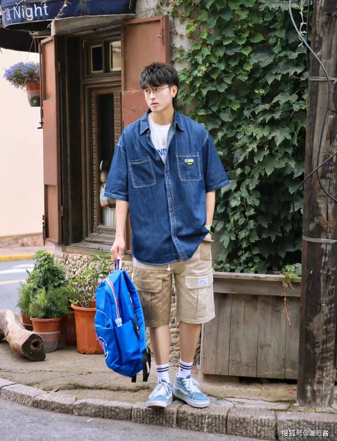 进行 校园系男神穿搭来啦!简约清爽,帮你俘获学姐的心!