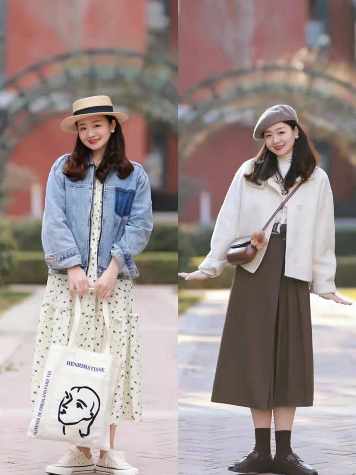 职场 穿“过膝裙+平底鞋”时，搭哪些上衣更好看？这几种实用又优雅