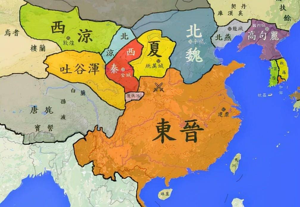 原创晋朝大一统国家其实只有西晋25年之后就是分裂的国家