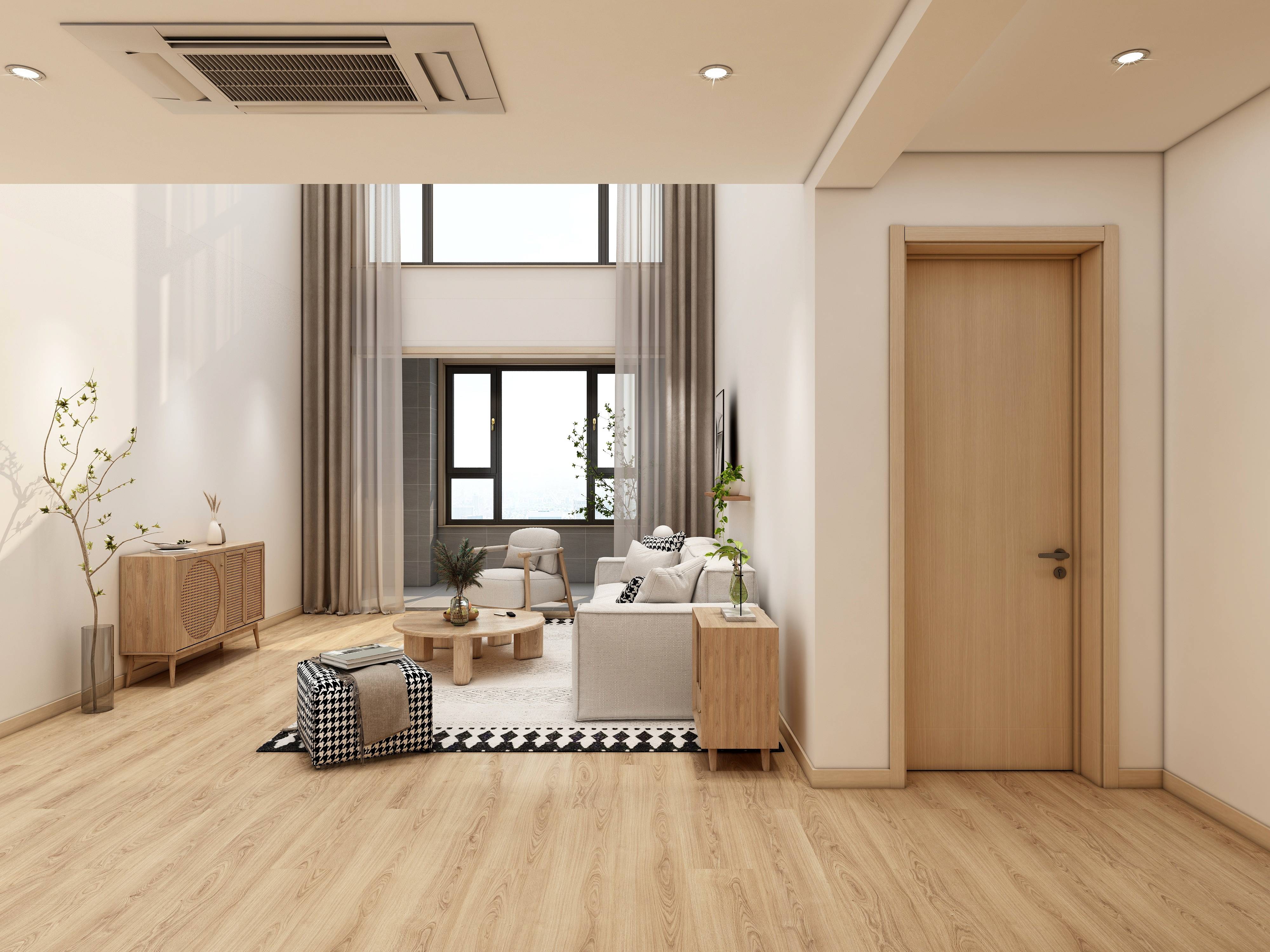 客厅铺木地板还是瓷砖好?一篇就搞定_装修_全屋_光线