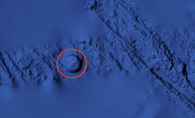 研究人员称通过Google Earth发现了沉没的UFO