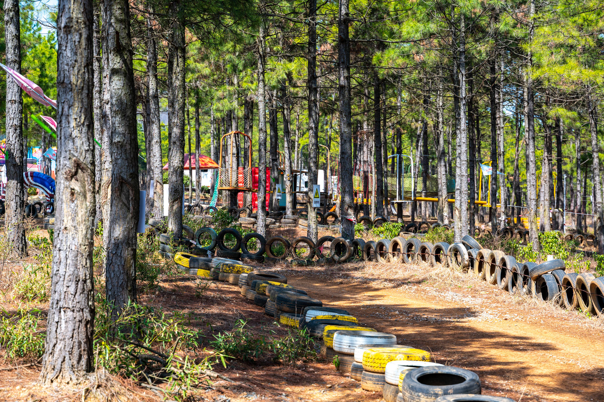 原创溧阳比较冷门的游乐园藏在山间丛林中体验项目惊险刺激