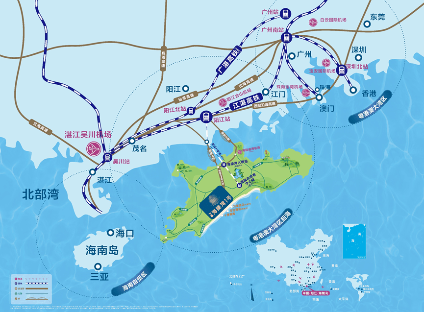 湛江吴川机场今日投入使用实现空铁转运无缝衔接高铁直达阳江海陵岛