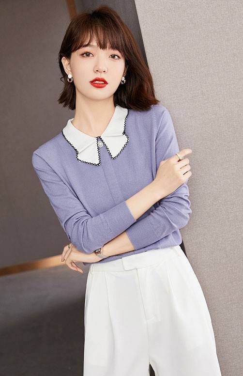 属性 春季小香风T恤，秒变都市丽人，温柔优雅的气质更是迷人