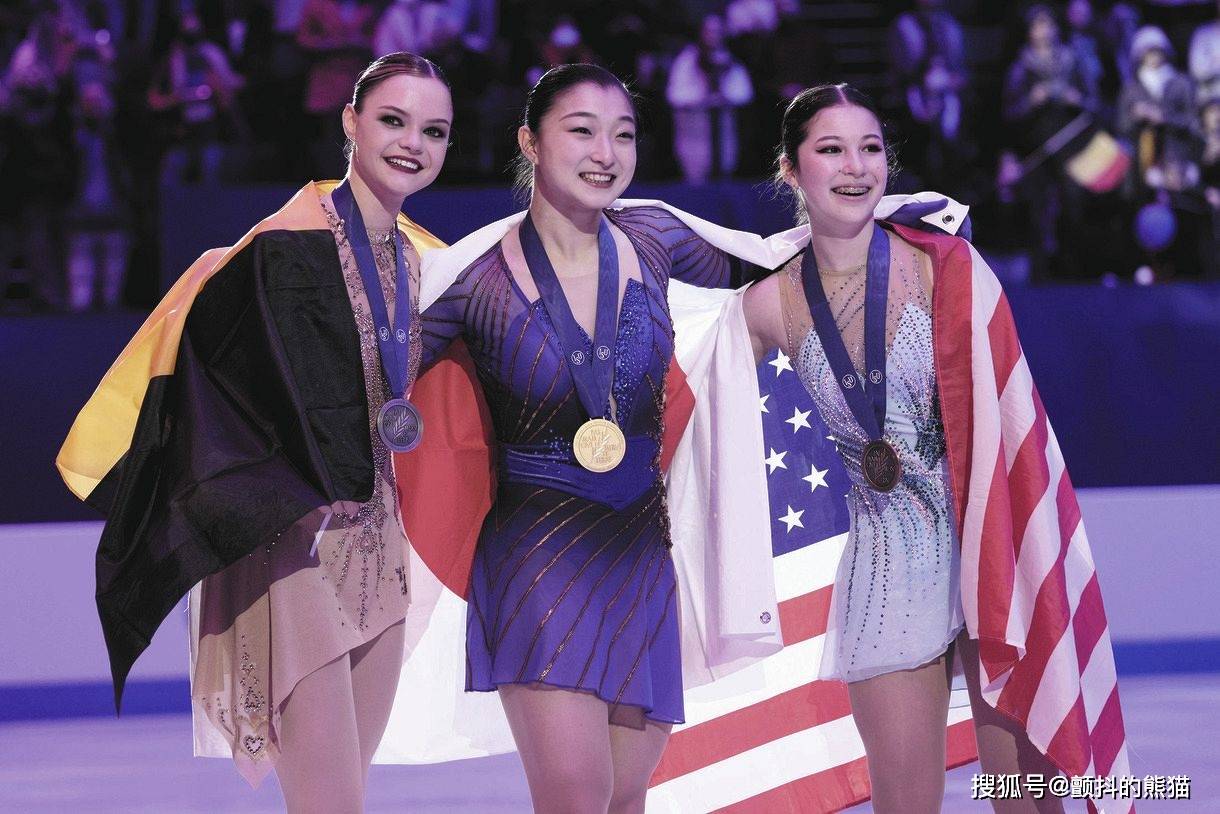 花樣滑冰世界錦標賽單人女子短節目(sp)首位的日本選手坂本花織首次