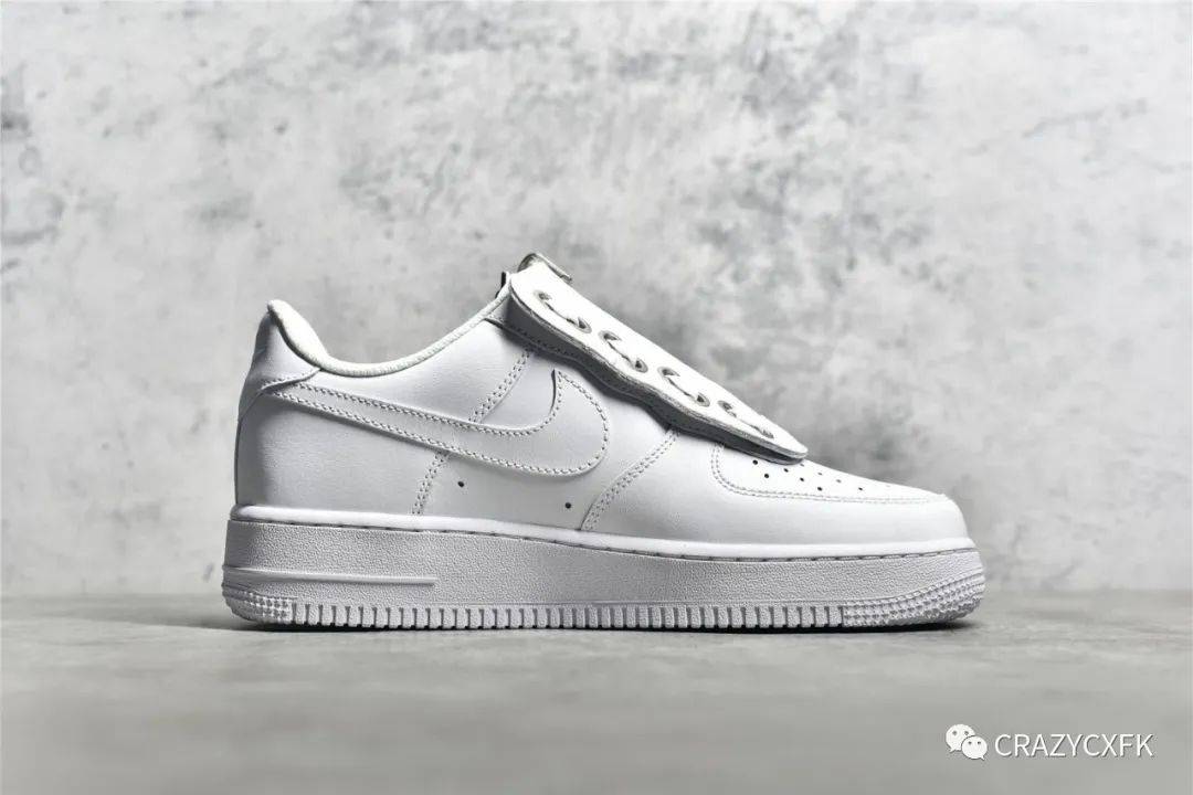 耐克 nike air force 1 low shroud 空军一号拉链鞋舌经典低帮运动鞋