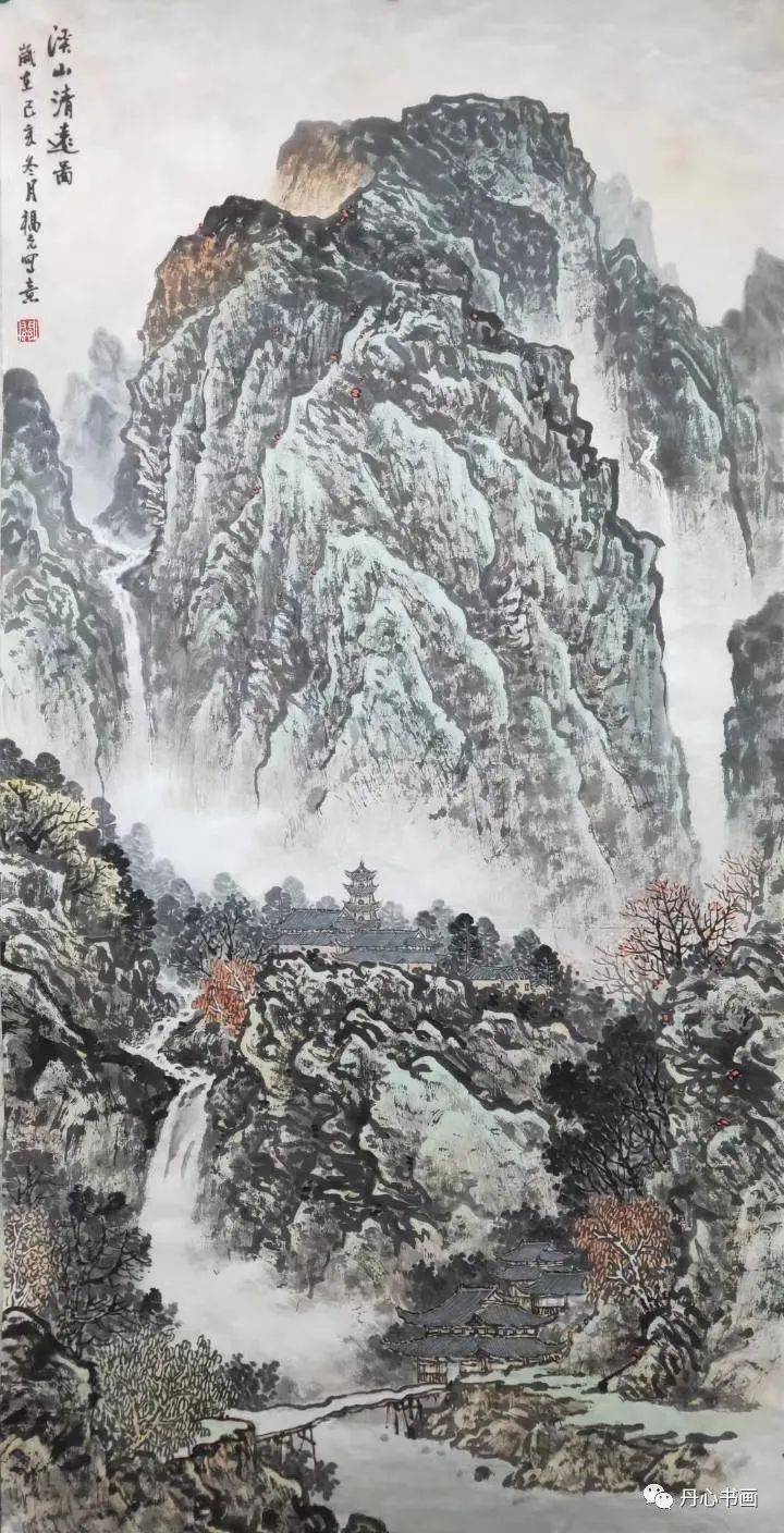 画家关福元山水画作品图片