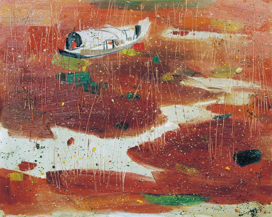 名家作品分享 | 吴冠中经典油画作品,表现了中国传统文化的意蕴_艺术_风景_吴冠中