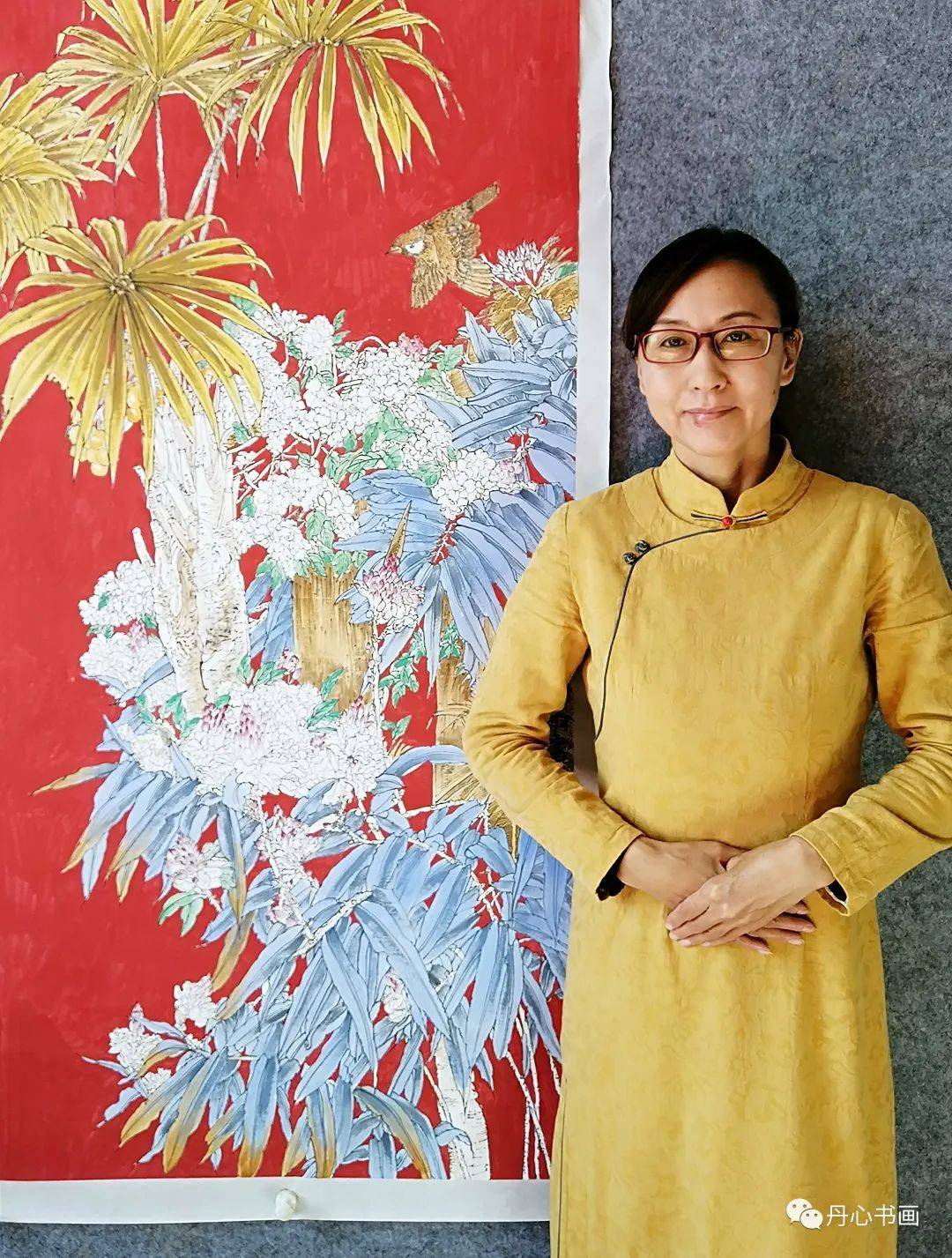 作品细腻,浑然天成|花鸟画家石羽_绘画_书画_艺术