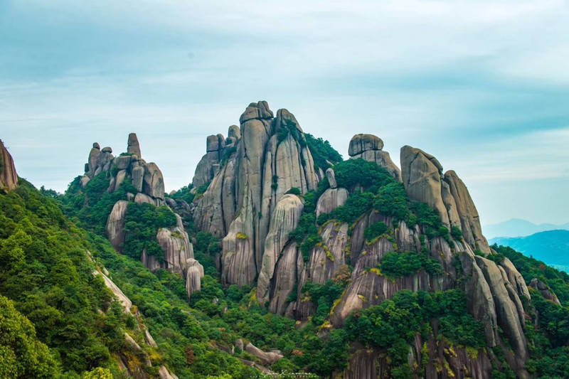 原创福建福鼎市因为这座山中的奇峰为名奇峰异石不愧是海上仙都