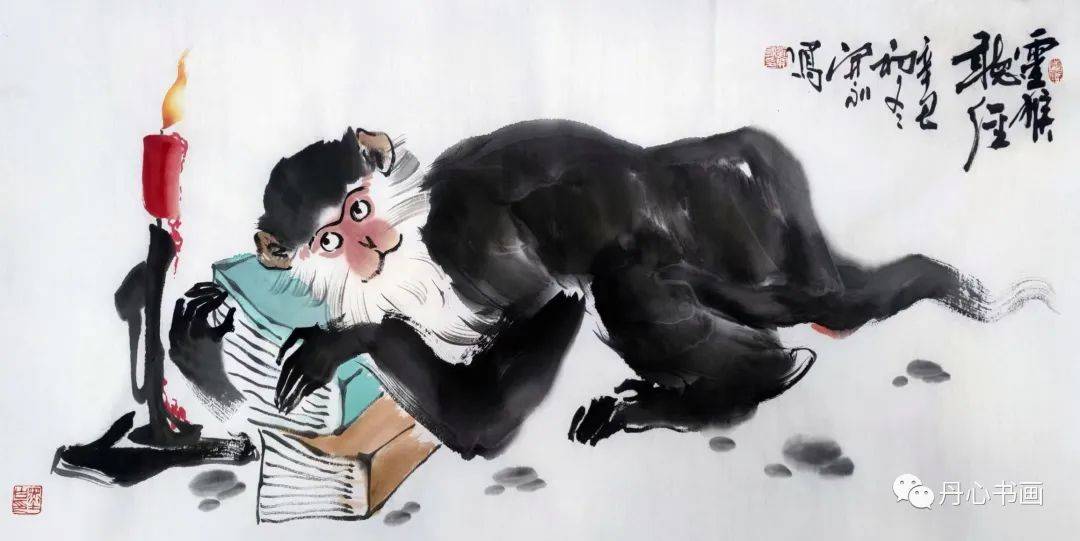 生动活泼妙趣横生画家刘开永猴画艺术