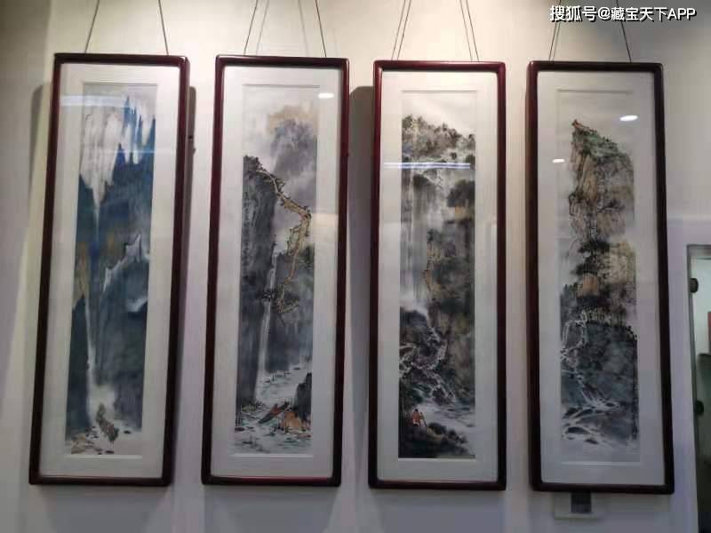 藏宝天下|值得收藏的山水、花鸟中国画四条屏赏析_手机搜狐网