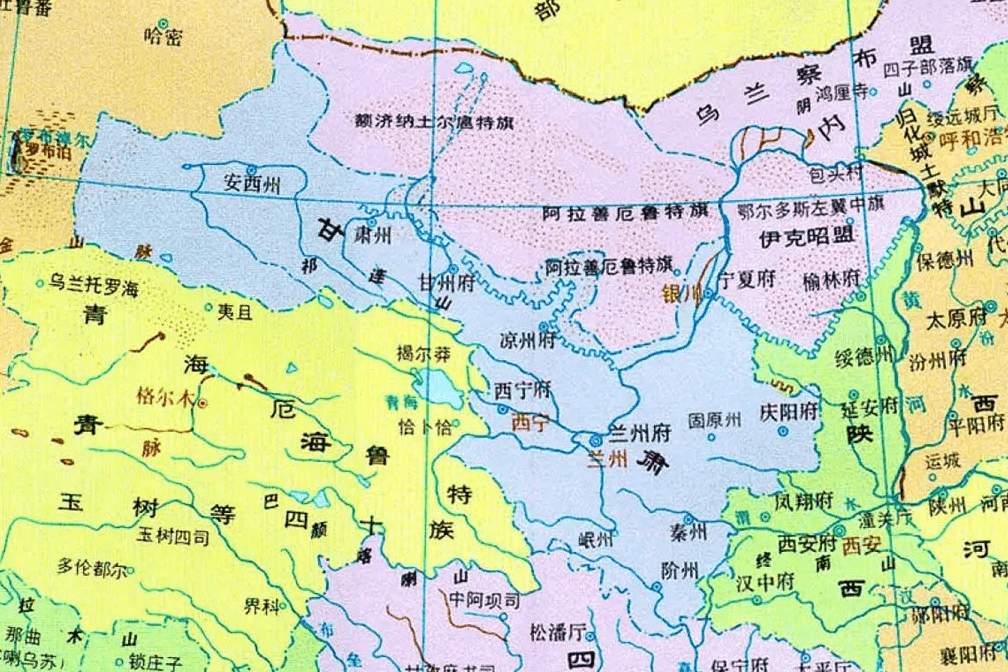 原創甘肅寧夏與內蒙古的區劃調整合計3個縣為何劃入內蒙古