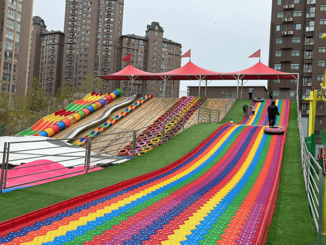 郑州二七区康乐儿童乐园无动力乐园开业了好玩指数严重超标