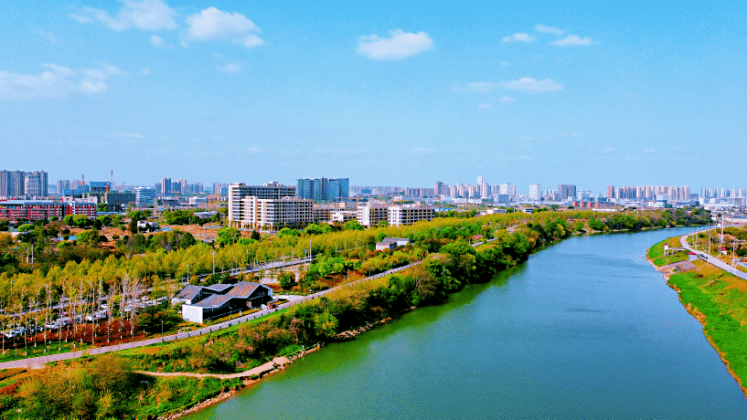 芙蓉云赏花浏阳河风光带沿岸绿意盎然花香四溢