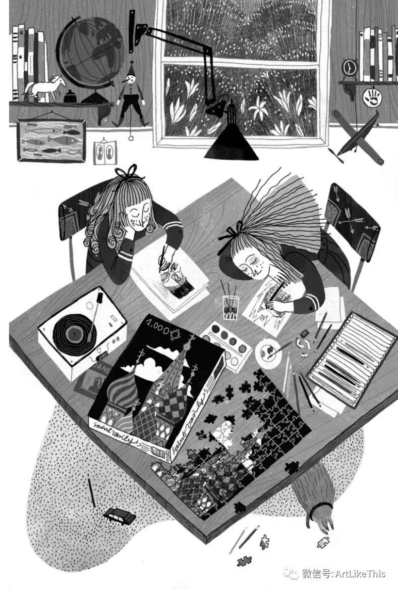 插画juliasarda复古又神秘的高级美