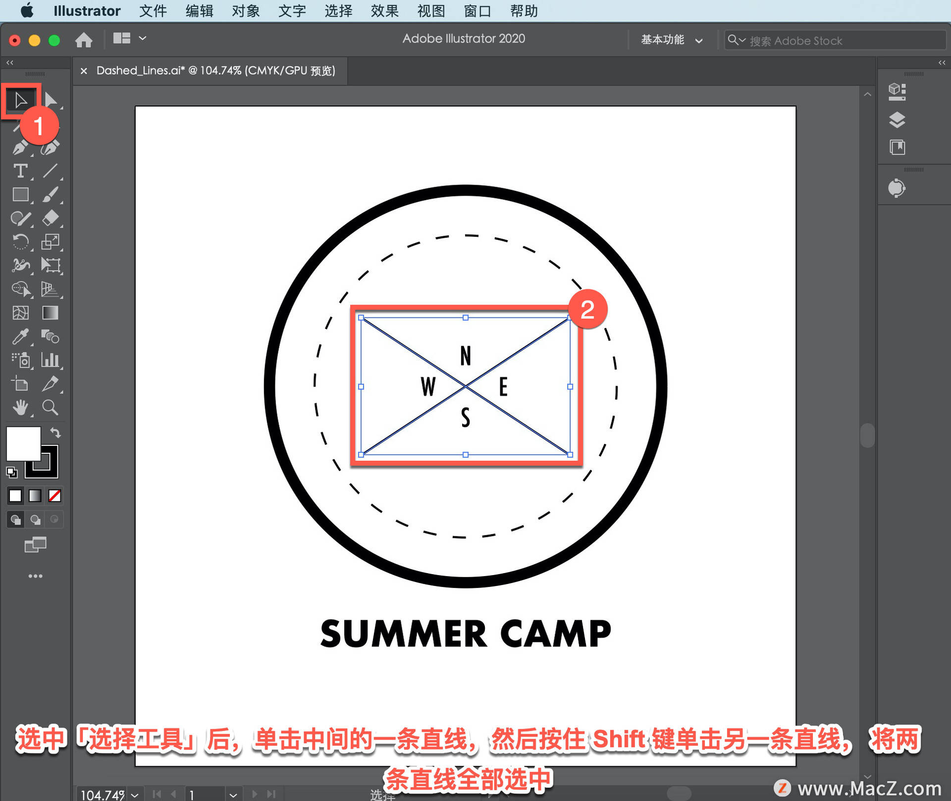 Illustrator 教程 15 如何在illustrator 中添加虚线和箭头 Pt 面板 图稿 Illustrator 教程 15 如何在illustrator 中添加虚线和箭头 Pt 面板 图稿