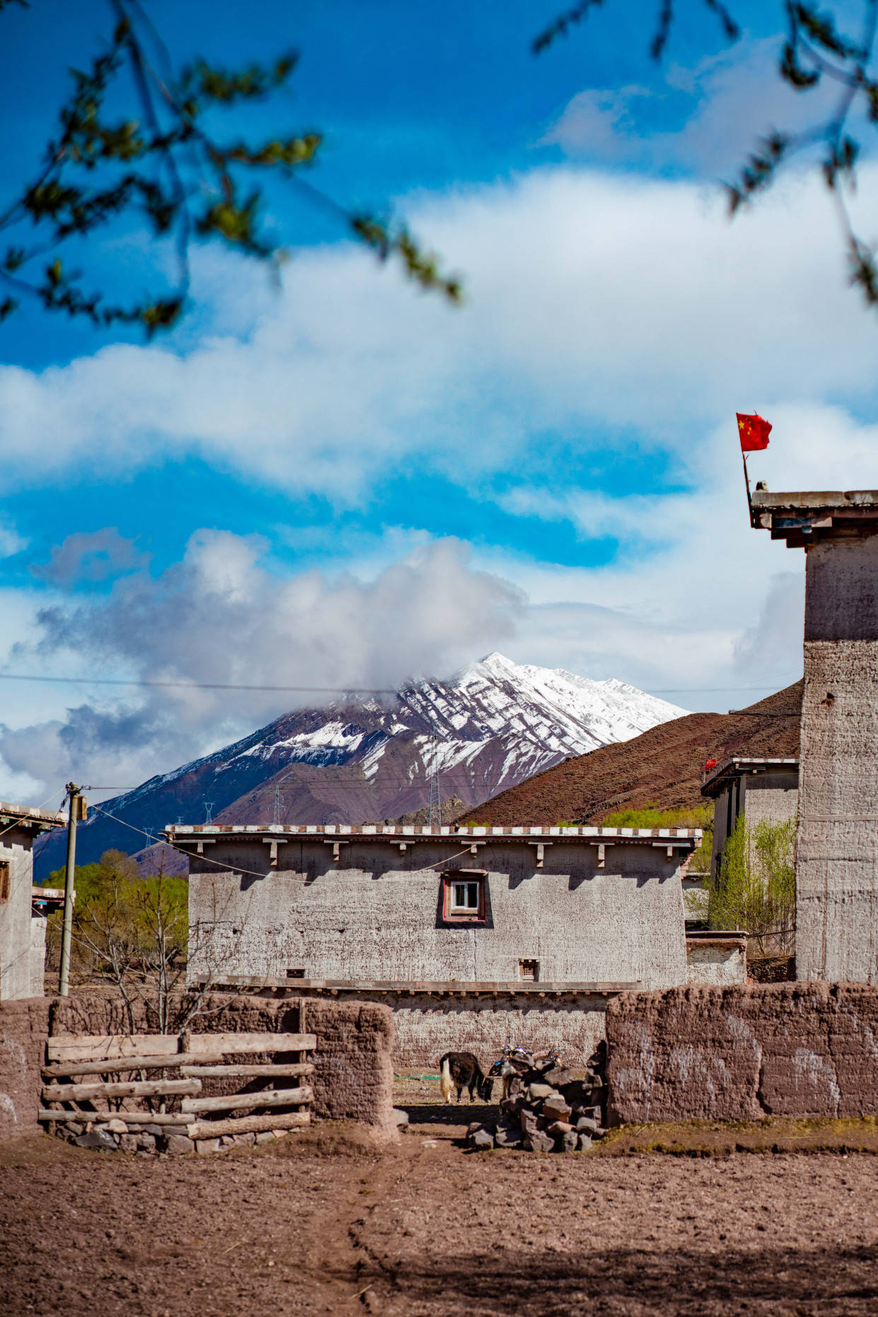 原创昌都自驾察芒公路游览察雅千年香堆古镇