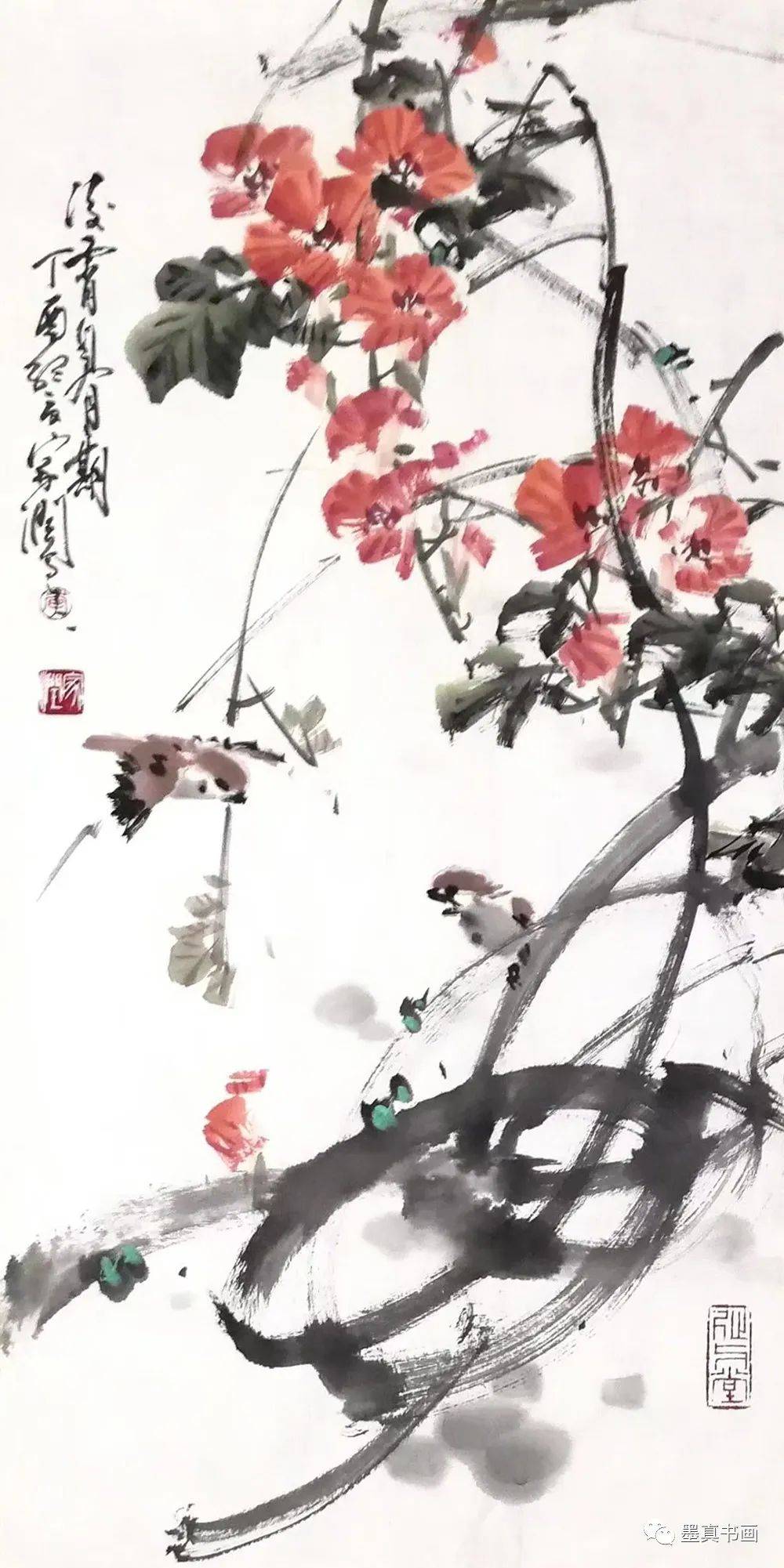 「李家润」｜丹青追梦 水墨本色-中国当代书画名家个人云展览_花鸟画_写意_广东