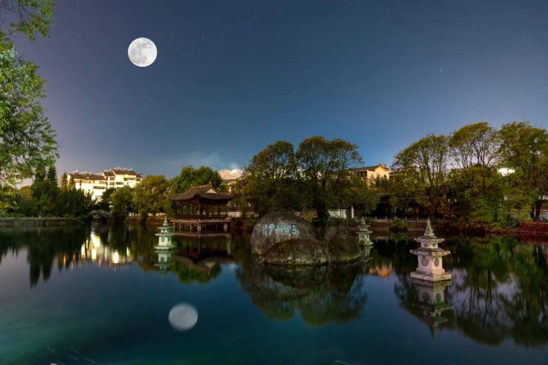 寻访腾冲古十二景丨玉泉夜月赏水中明月寻诗情画意
