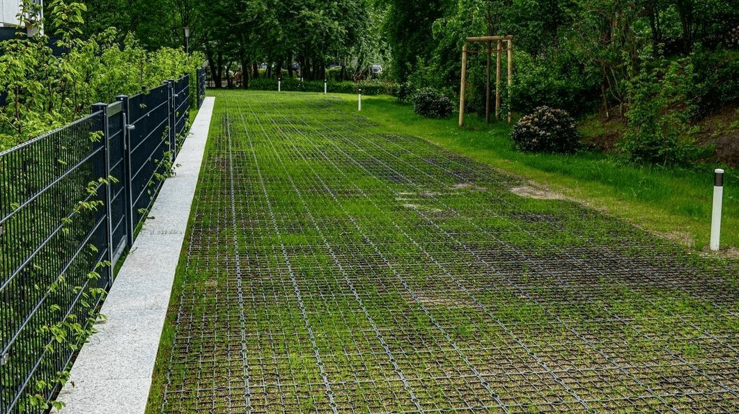 不一样的植草格-碎石铺路格_绿化_要求_环境