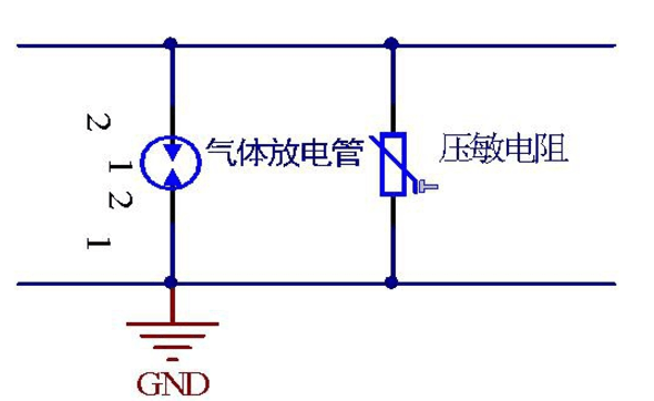 一般而言,在直流电路当中,气体放电管击穿电压应为工作电压的2倍左右