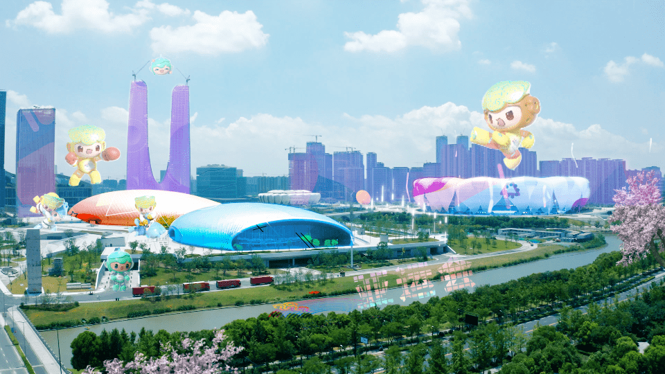 杭州亚运会地标图片