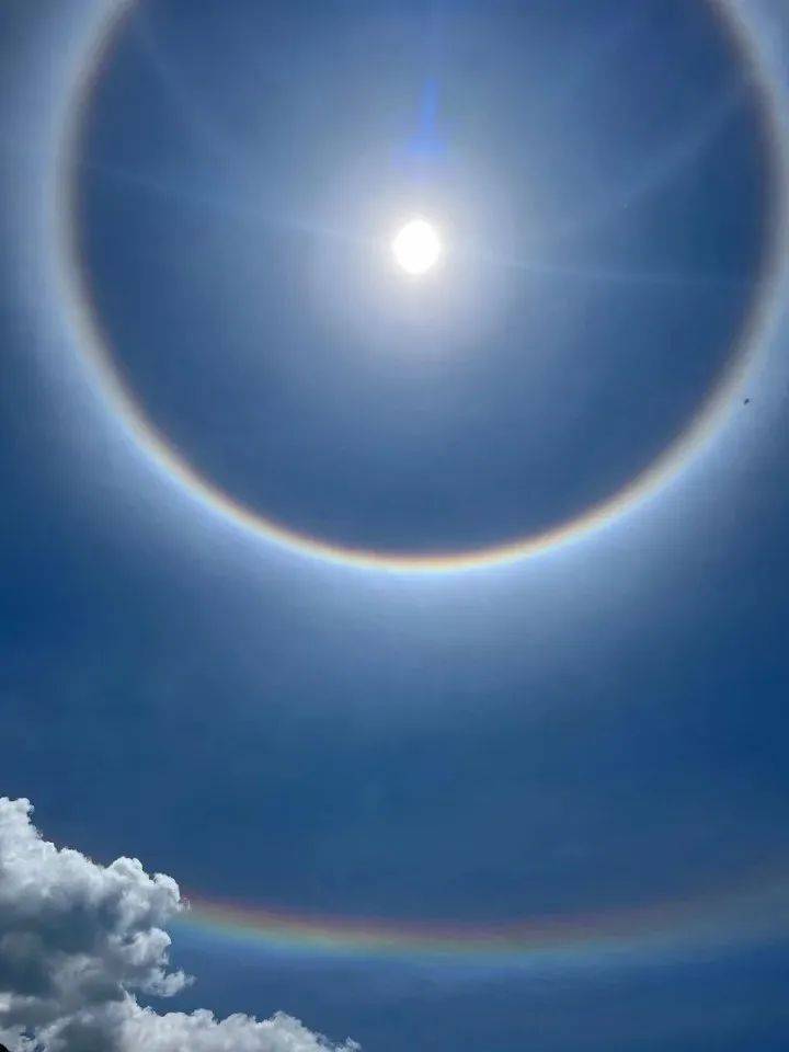 云南3地同现七彩双环日晕!《人民日报》和刘亦菲都被"惊动"了!