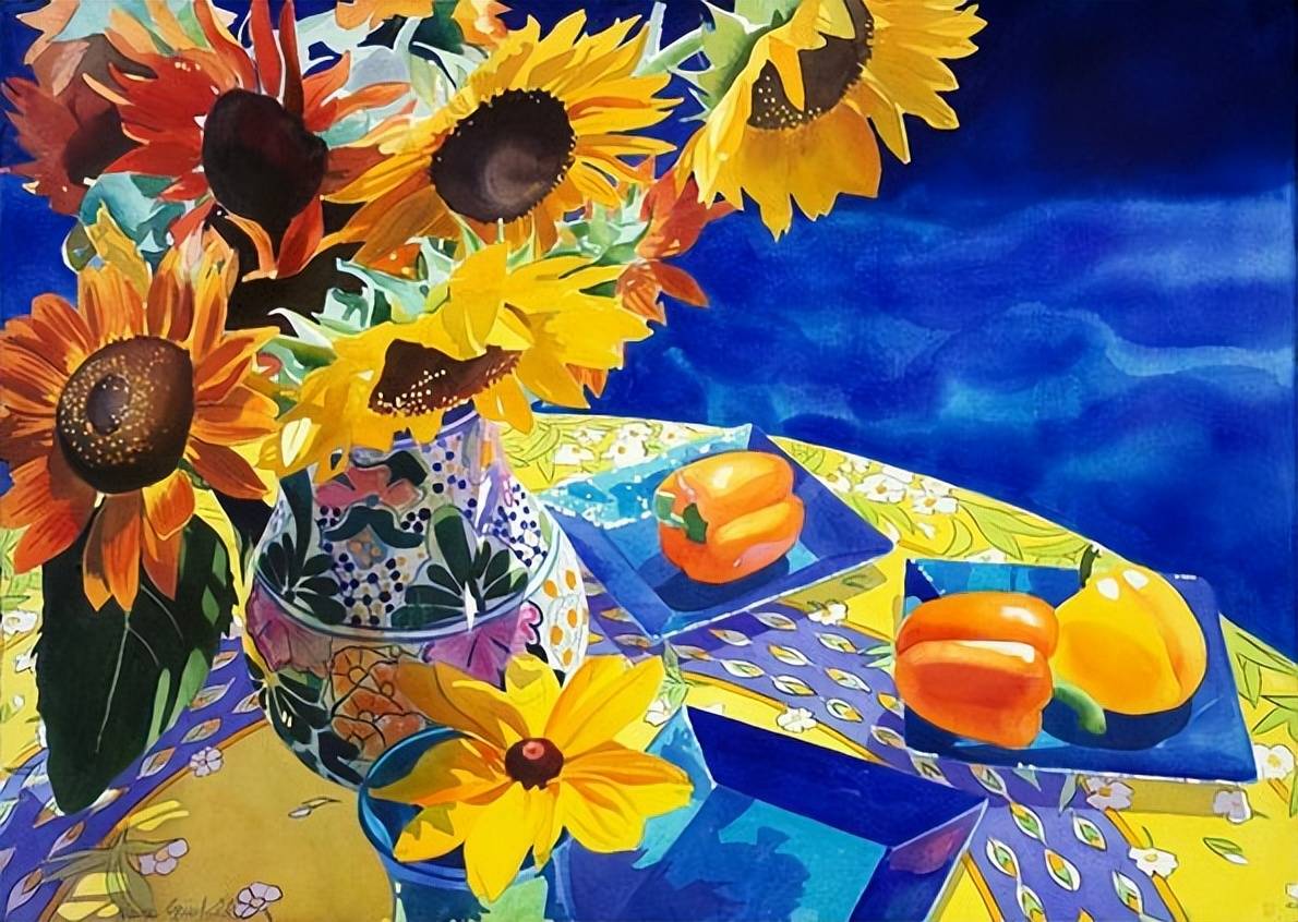 grunfeld)用艳丽的色彩,为我们展示了一个个写实的画面