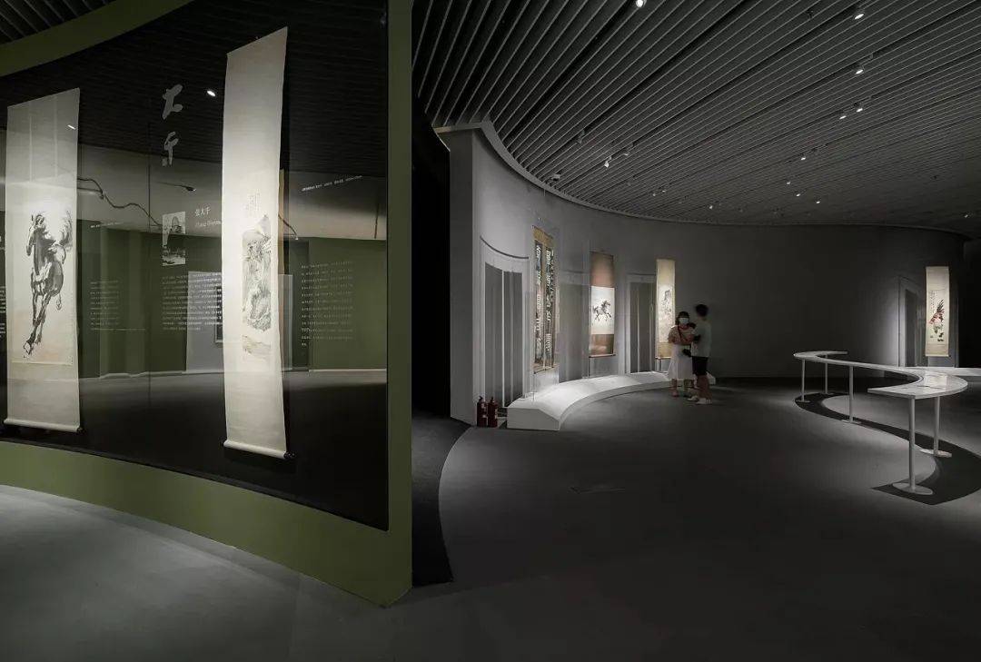 往来千载画展展厅设计欣赏沁诺分享