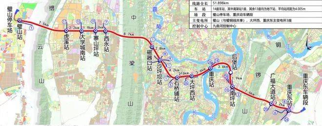 茶园轻轨6号线线路图图片