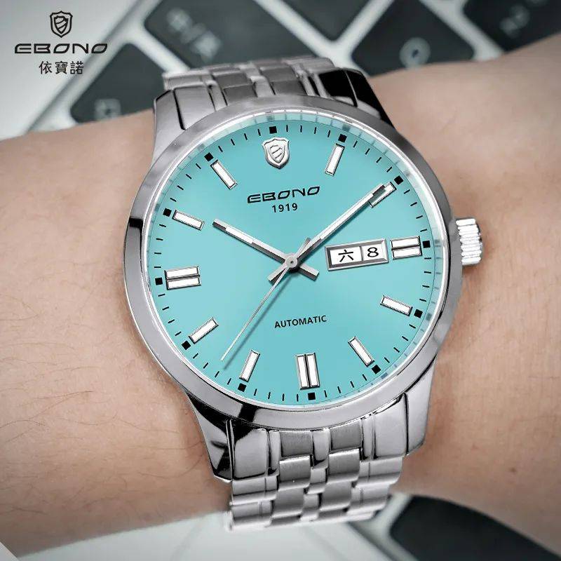 依宝诺名仕8829g蒂芙尼蓝经典美学设计与卓越机械性能的融合