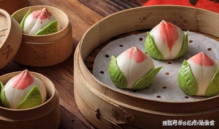 原创过年我家必做寿桃包做好这2步个个圆润不开裂过年吃正合适