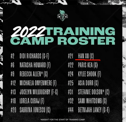 篮协双标 曝韩旭已回wnba打球粤蜜不满 凭什么李月汝不行 自由人 赛季 天空