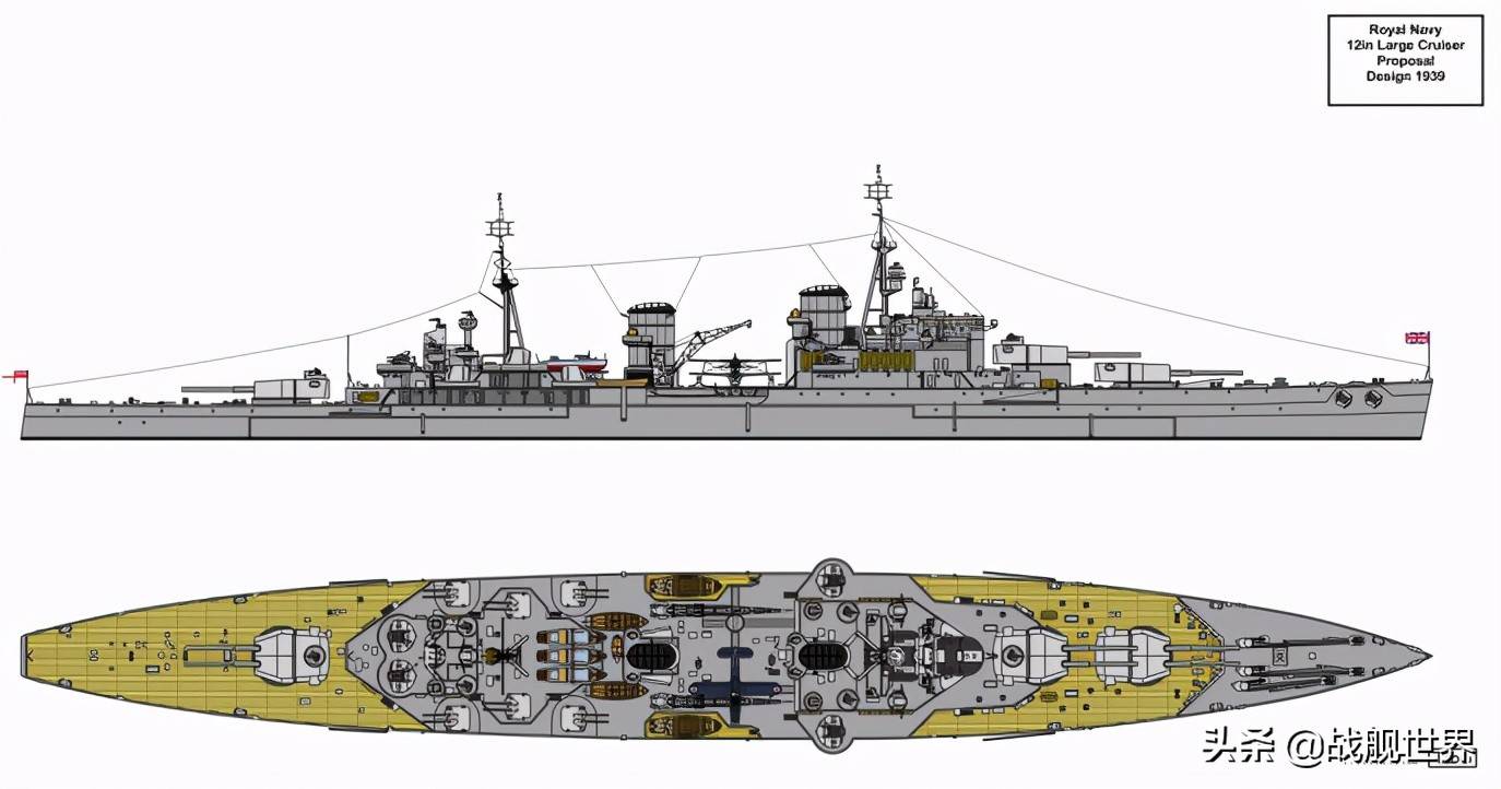 丘吉尔大力推动这一系列次等主力战舰的进一步设计,因此在这期间新