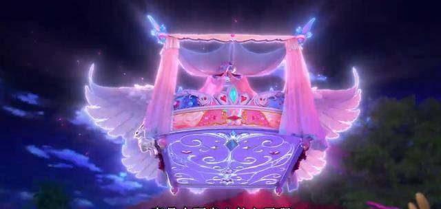 原创叶罗丽冰公主的床很清凉情公主的床有导航曼多拉的床太朴素