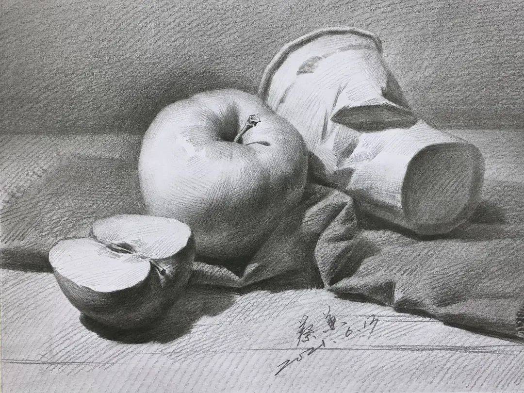 写生素描静物应该注意什么|静物素描写生的方法与步骤_物体_环境_投影